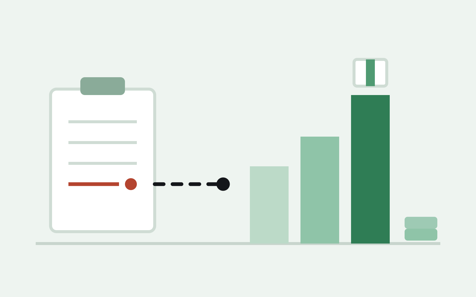 A flagged settlement report next to a bar chart showing storage, aging, and SIPP packaging fee costs stacking on a bulky item