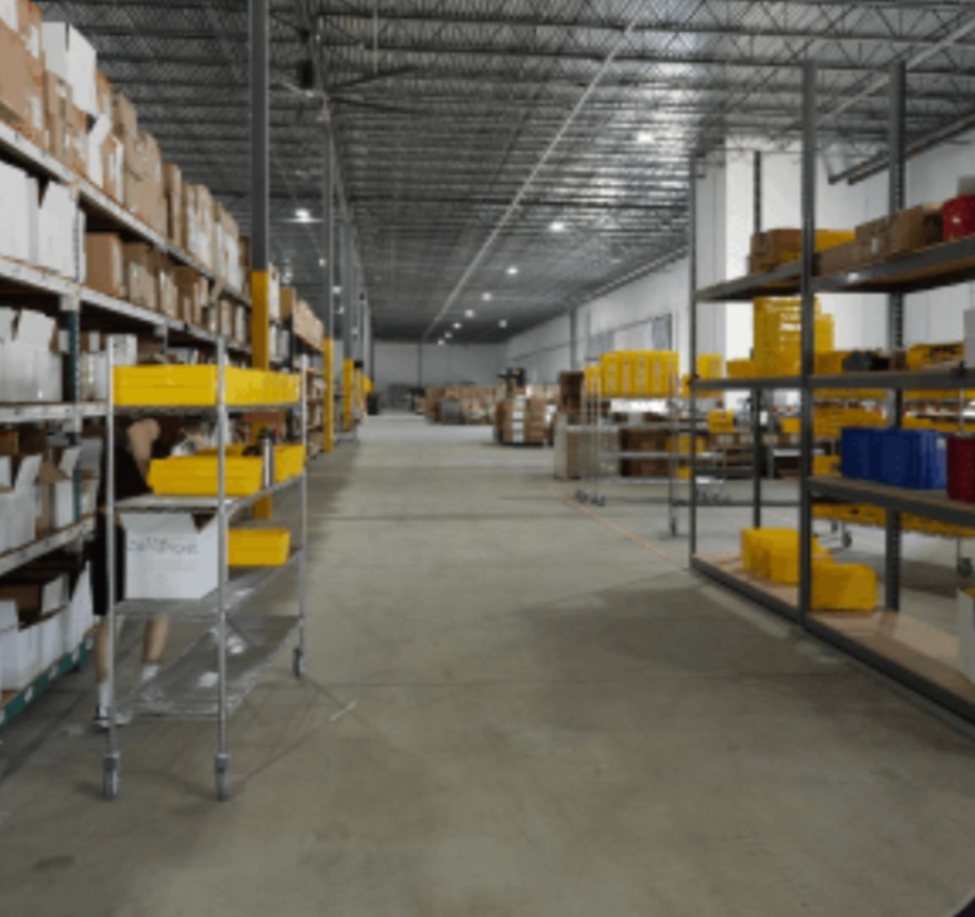 warehouse aisle