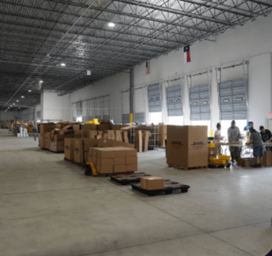 staging floor